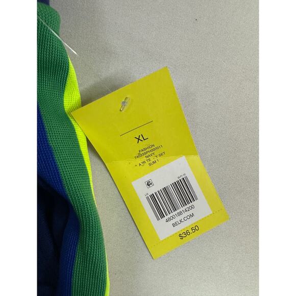 Cabana Juniors Terry Shorts, Blue, Side Stripe, XL, New - Picture 4 of 4